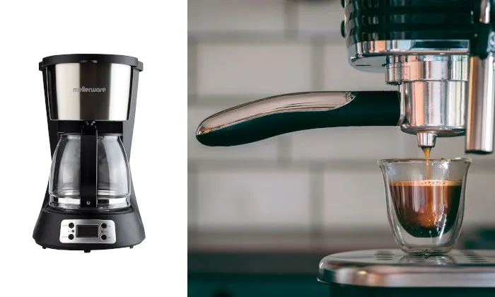 Mellerware Coffee Maker Digital Drip Filter Black 1.5 L 1000 W Seattle